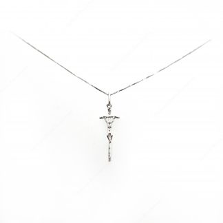 Collana con crocifisso in argento 925